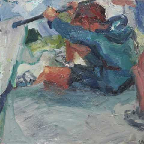 Rachel Mercer, Prospect, 2022, oil on canvas