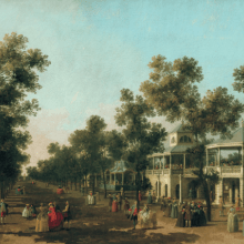 Canaletto, The Grand Walk, Vauxhall Gardens, c. 1751 © Compton Verney Art Gallery & Park. Photo: Prudence 