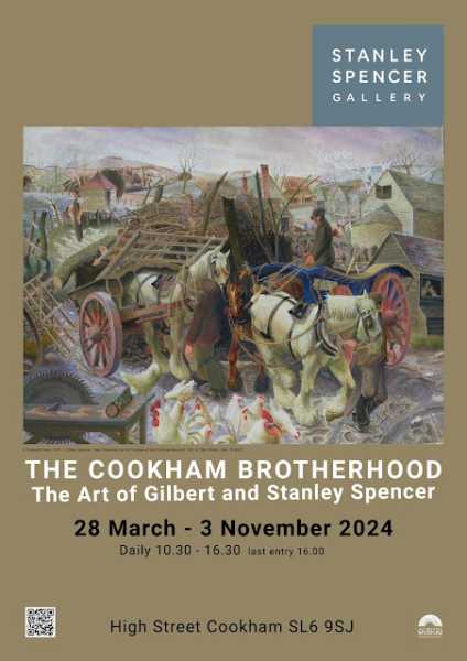 The Cookham Brotherhood The Art of Gilbert and Stanley Spencer The exhibition runs from 28th March – 3rd November 2024, 10.30am – 4:30pm daily. Tickets available upon arrival.
