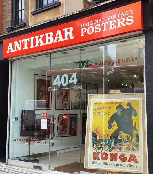 AntikBar Original Vintage Poster Gallery London