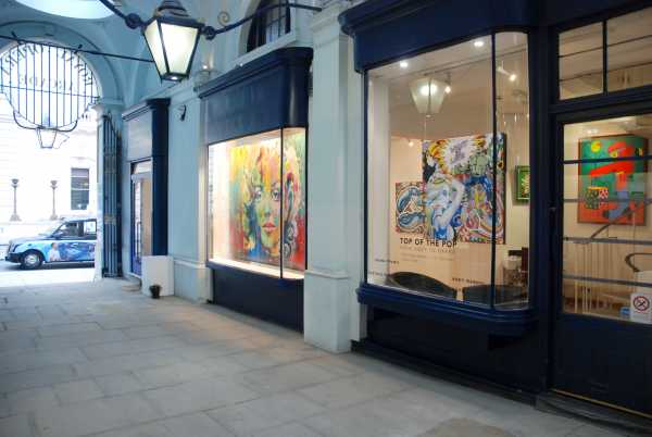 Gallery windows - Royal Opera Arcade