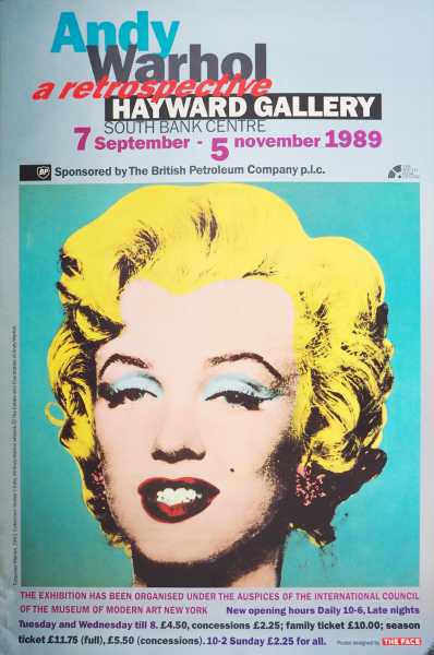 Andy Warhol Hayward Gallery