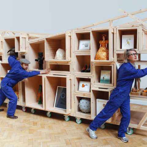 Art Lending Library. A project by Market Gallery and Walker & Bromwich. Photo: Colin Gray
