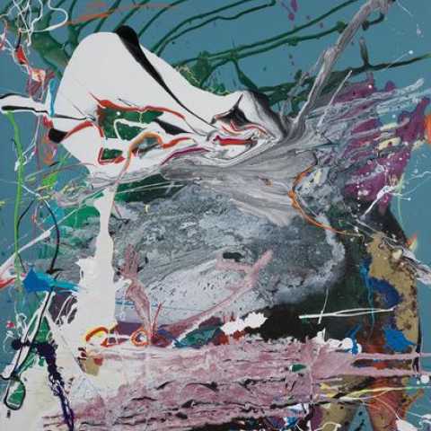 Cyber Rider, 150 x 130 cm