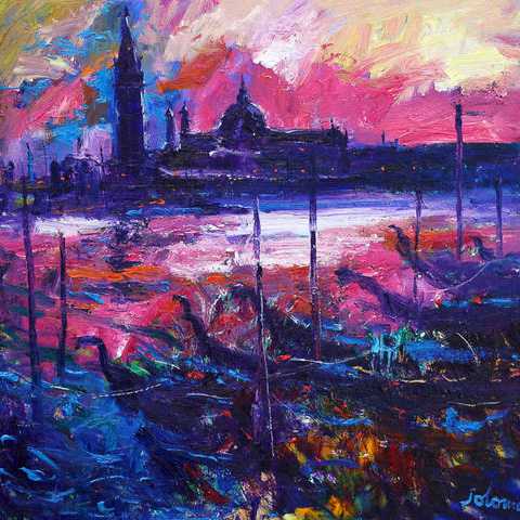 Evening Lght San Giorgio Maggiore Venice by jolomo