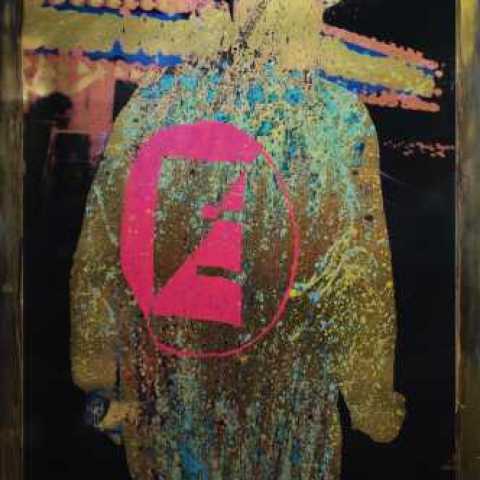 E’s Are Good, Steve Lazarides. Screenprint on aged metals, 95x138cm. Edition: 1/1