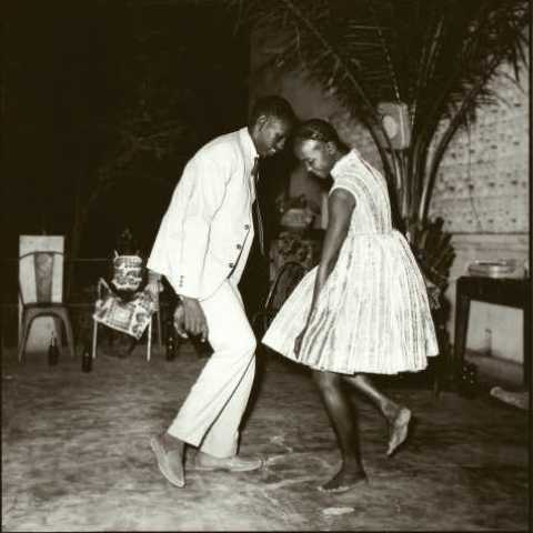 Malick Sidibe, Christmas Even, 1963, Gelatin silver print, 23 x 19 inches, courtesy of HackelBury Fine Art