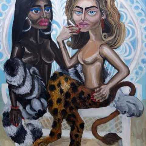 The Unbearable Lightness of Being Oil on canvas