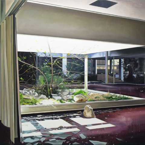 Light Well, Oil on Canvas, 130 x 170cm