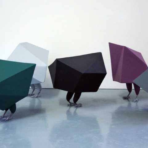 Kit (mixed media sculpture) by Melissa Burn