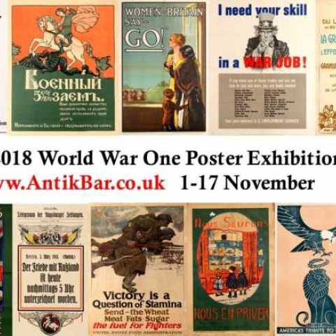 AntikBar.co.uk WWI Poster Exhibition