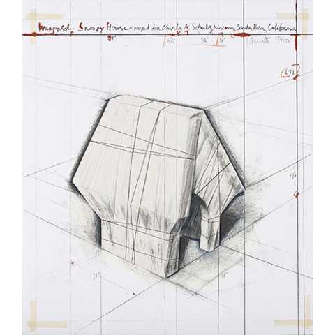 Wrapped Snoopy House, Christo & Jeanne Claude
