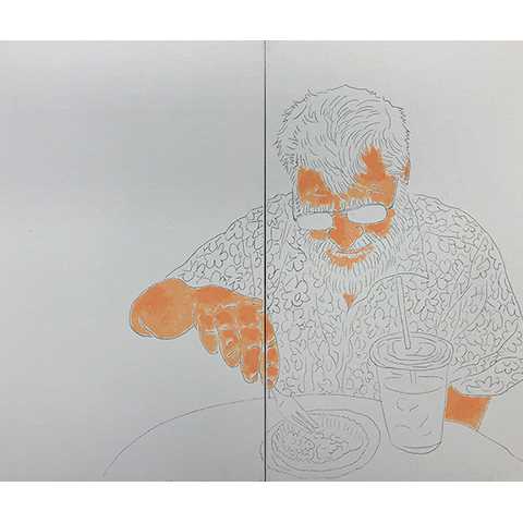 Dan Eats, by Mieko Meguro at A&D Gallery Marylebone