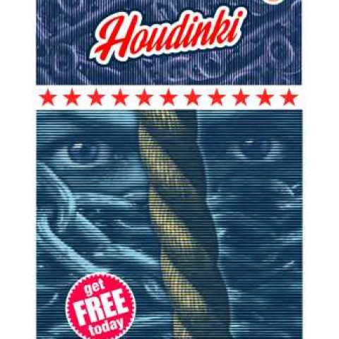 John Richert, Free Houdini Collectible, Acrylic on paper, 103 x 73cm