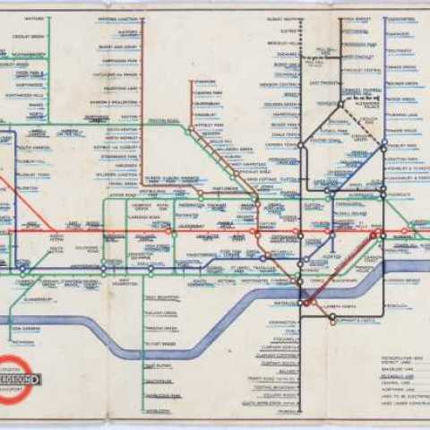 London Underground Map - AntikBar.co.uk