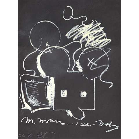 M Mouse - 1 Ear - Teabag, Claes Oldenburg