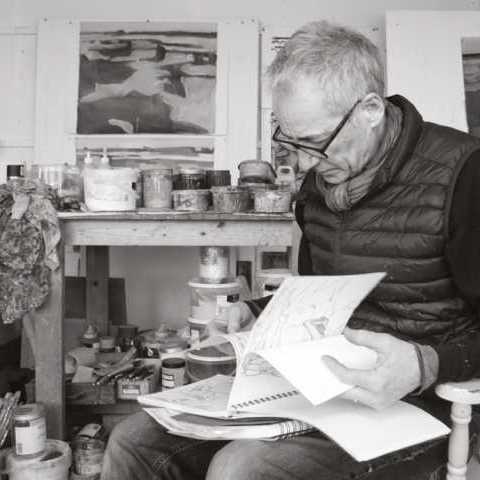 Simon Carter in his Essex Studio