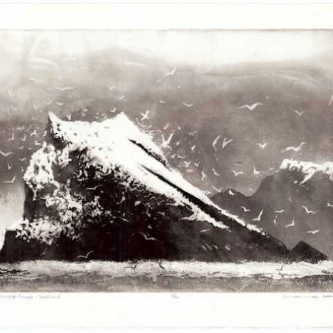 Norman Ackroyd, The Rumblings Muckle Flugga, Shetland