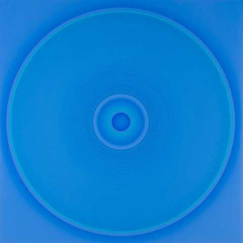 MINORU ONODA (1937 - 2008),  ‘WORK75-Blue9’, 1975  Acrylic  Bildmasse 80 x 80 x 3.5 cm (31 1/2 x 31 1/2 x 1 3/8 in.) Copyright, Minoru Onoda Estate