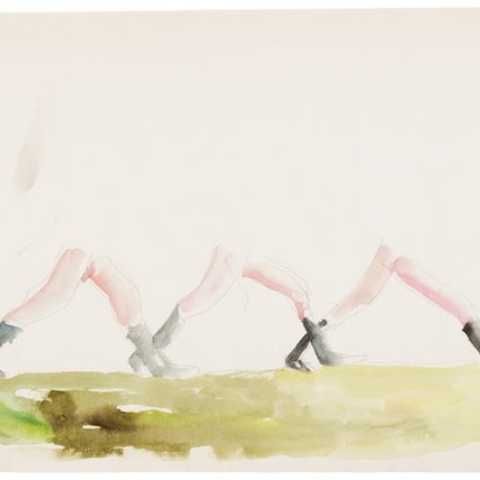 Philippe Vandenberg, No title, 1999 Watercolour and graphite on paper 29.7 x 42 cm © Estate Philippe Vandenberg Courtesy Hauser & Wirth Photo: Joke Floreal