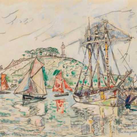Le Brocéliande dans le Port de Paimpol
