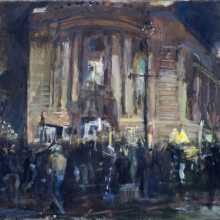  Anthony Eyton RA Demonstration for Libraries, Brixton