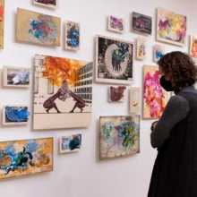 Artes Mundi 9, Firelei Báez, the soft afternoon air as you hold us all in a single death, 2021 (photo: Polly Thomas)