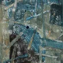 Clive Jackson, 5 August 2021, monotype, 17 x 14cm