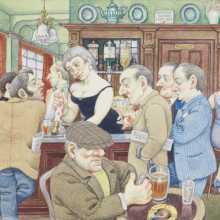 Norman Neasom 1915-2010 - 'Barmaid in Black Velvet'