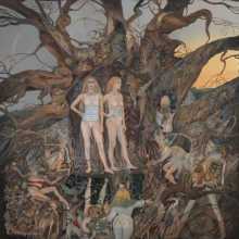 SEAN JEFFERSON The Felling of the Magical Oak oil on board 61x61cm