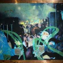 Welcome to the Terrordome, Steve Lazarides. Screenprint on aged metals, 138x95cm. Edition: 1/1