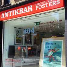 AntikBar Original Vintage Poster Gallery London