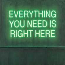 Dominic Bradnum - Everything You Need Is Right Here (oil on canvas)