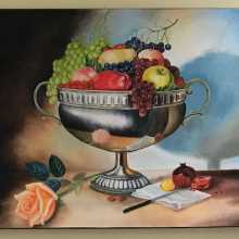 oil on Canvas 20X26ins