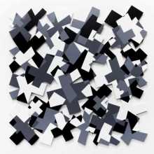 Nathan Cohen, Crossings, 2014, Acrylic paint on cut panel (C) Nathan Cohen, Courtesy of Flowers Gallery