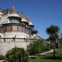 Exterior of Russell Cotes- a seaside villa